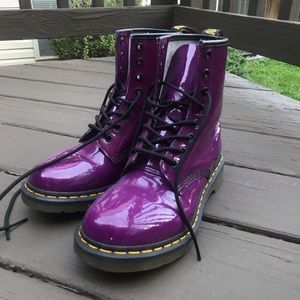 Purple Dr. Martens/ Doc Martens
